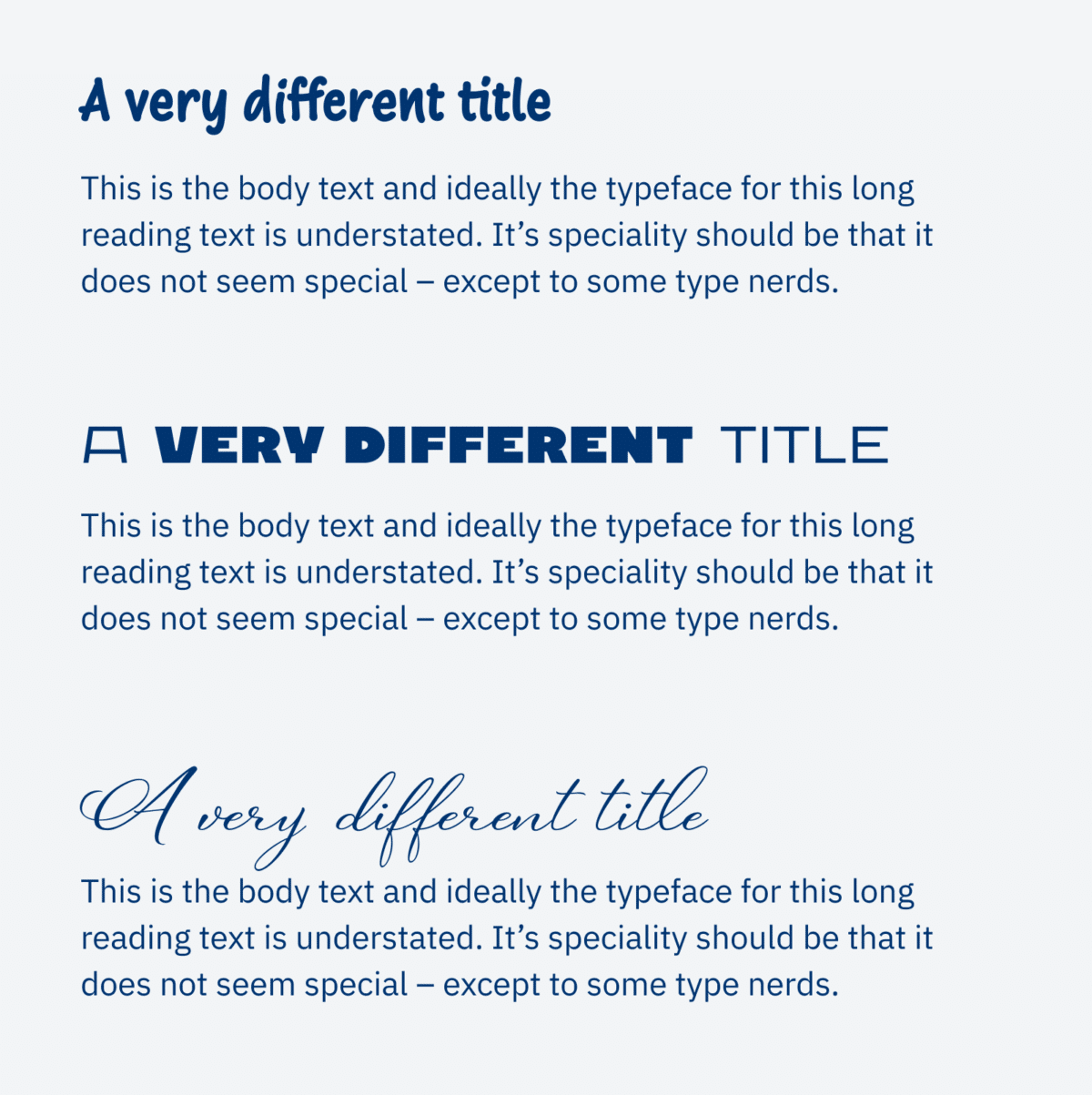 Tipos de tipografías para títulos